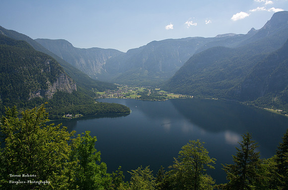 Lake Hallstatt from Steeg - landscape